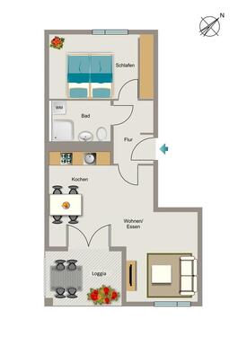 Foto - 2 Zimmer Etagenwohnung zur Miete in Essen