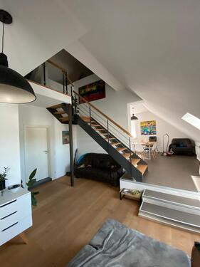 Foto - Maisonette-Wohnung mit Galerie, Einbauküche & Balkon