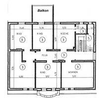 Wohnung zur Miete 110m² Altbau mit Balkon Stadtmitte 4 Zimmer KDB - Plettenberg