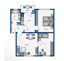 Wohnung mit Einbauküche, Balkon & Gartennutzung - Duisburg Rheinhausen