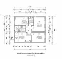 Dachgeschosswohnung - 840,00&nbsp;EUR Kaltmiete, ca.&nbsp; 72,00&nbsp;m&sup2; in Michelstadt (PLZ: 64720)