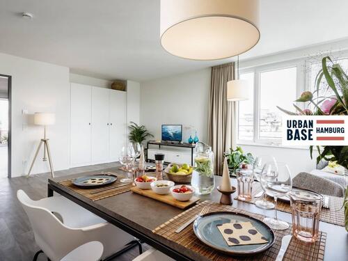 Foto - URBAN BASE: Großes 4-Zimmer-Apartment mit stilvoller Möblierung, EBK, BALKON, Dachterrasse & ALL-IN-MIETE in fußläufiger Nähe zur Hamburger Innenstadt