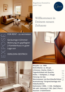 Foto - Großzügige 4-Zimmer-Altbauwohnung in gepflegtem 2-Familienhaus