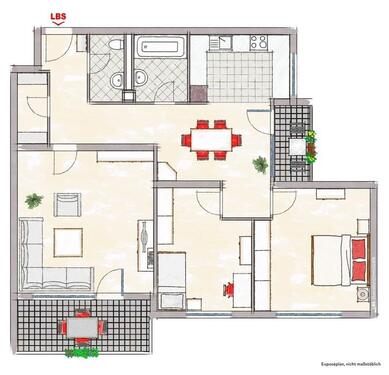 Foto - 3,5 Zimmerwohnung im 7. OG mit Aufzug - frei ab 01.01.2026!
