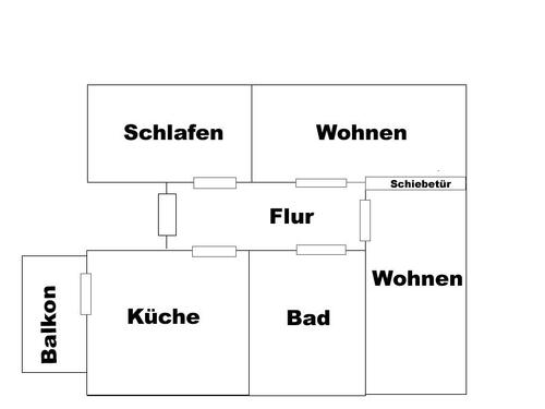 Foto - Zentrale 3-Zimmerwohnung in Vellmar