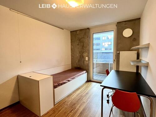 Foto - Dieses moderne 1-Zimmer Appartment befindet sich in einer der begehrtesten Wohnlagen der Erba-Insel in Bamberg. Das im Jahr 2017 erbaute Haus ist an die Fernwärme angeschlossen, was für eine...