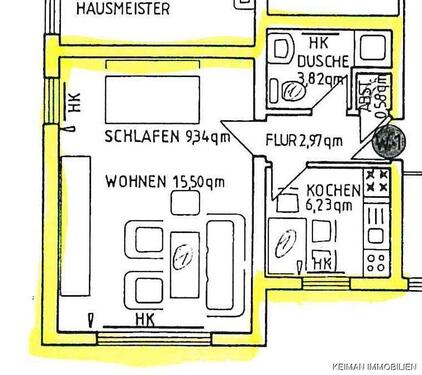 Foto - 1 Zimmer Erdgeschoßwohnung zur Miete in Bad Neuenahr-Ahrweiler
