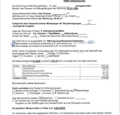 Foto - Wohnung Nachmieter - 457,00&nbsp;EUR Kaltmiete, ca.&nbsp; 50,80&nbsp;m&sup2;