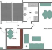 Exklusive 3-Raum-Wohnung gehobene Ausstattung Kaminofen Balkon - Höxter