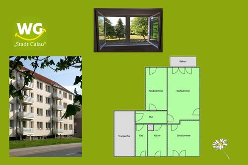 Foto - 3 Zimmer Dusche & Balkon modern saniert