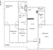 5-Zimmer-Wohnung mit Terrasse und Garten in ruhiger Lage - Kinsau