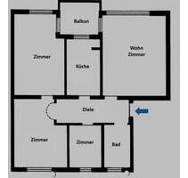 4 ZKB zentral in Erlangen mit Garage