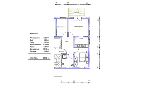 Foto - Etagenwohnung zur Miete in Monheim