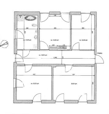 Foto - renovierte 3-Zimmer Wohnung mit Gartenanteil in 5 Parteien Haus