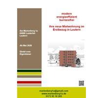 3-Zimmer-Wohnung Erstbezug, energieeffizient, behindertengerecht - Lautertal (Odenwald)