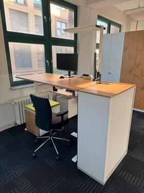 Foto - Bürofläche Co Working Space Arbeitsplatz Büro Flex und Fix-Desk