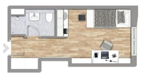 Foto - 1 Zimmer Etagenwohnung zur Miete in Berlin