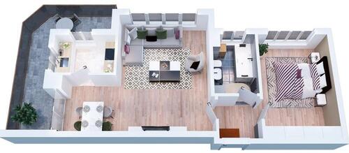 Foto - 2 Zimmer Etagenwohnung zur Miete in Ahrensfelde