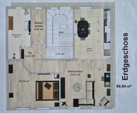 Foto - 2.5 Zimmer Etagenwohnung in Zweibrücken