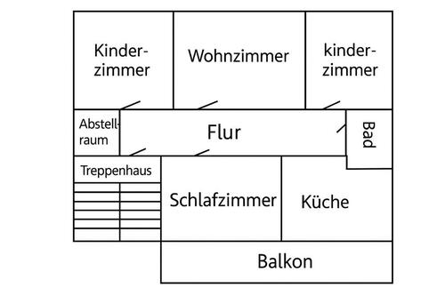 Foto - 4ZKB in Kassel Oberzwehren - 800,00 EUR Kaltmiete, ca.  85,00 m²