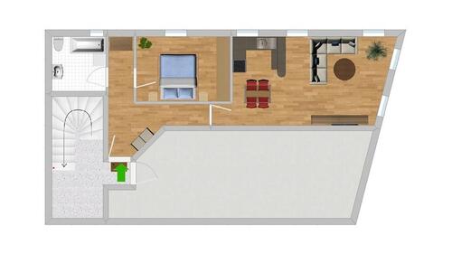 Foto - Zentral und dennoch ruhig gelegen - 2 Zi.-Wohnung im Zentrum von Mengen, ab 01.10.2025 zu vermieten