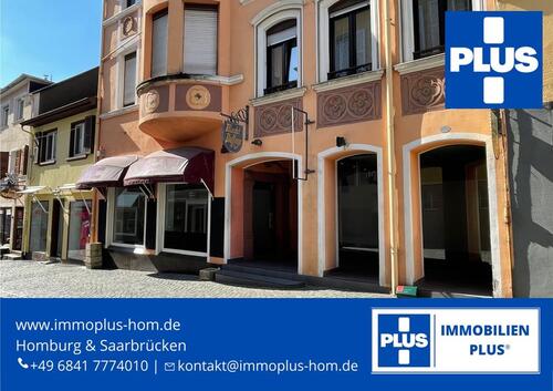Foto - HOMBURG-MARKTPLATZ; LADENLOKAl- ODER PRAXIS IN DER FUSSGÄNGERZONE