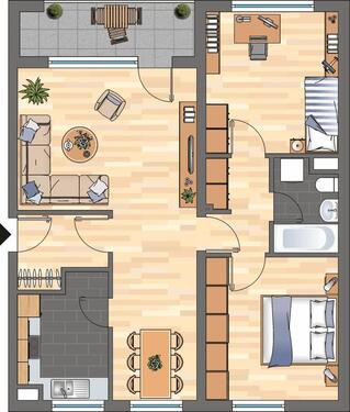 Foto - Etagenwohnung zur Miete in Braunschweig