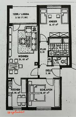Foto - 3 Zimmer Etagenwohnung in Königsbrunn