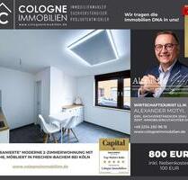 NEU SANIERTE MODERNE 2-ZIMMERWOHNUNG MIT KÜCHE UND MÖBEL IN FRECHEN-BACHEM BEI KÖLN