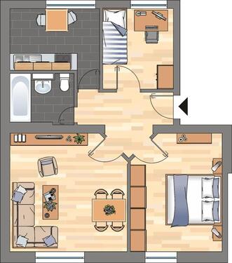 Foto - Etagenwohnung in Kiel zur Miete