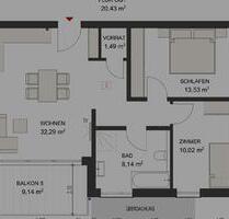 Zentrale und Exklusive 3,5 Zimmer Wohnung - Denkingen