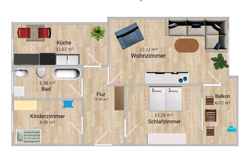 Foto - Schöne 3 Zimmer Wohnung in Zirndorf Innenstadt zu verkaufen