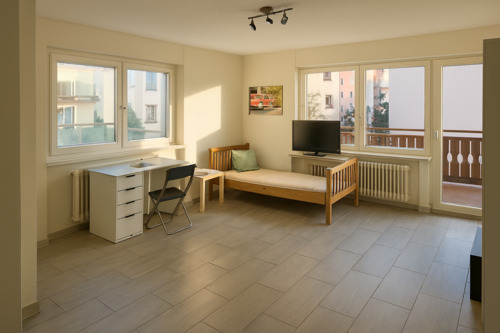 Foto - Möbliertes WG-Zimmer, Baden-Baden Varnhalt, Balkon