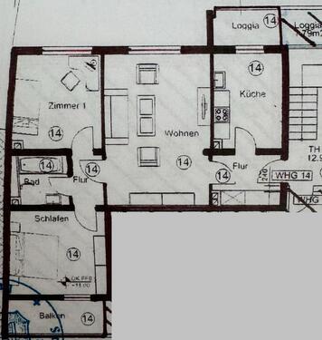 Foto - 3-Zimmer Wohnung - 300.000,00 EUR Kaufpreis,