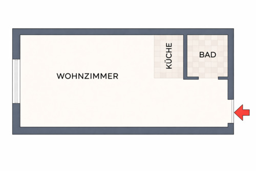 Foto - 1 Zimmer Etagenwohnung in Havelberg