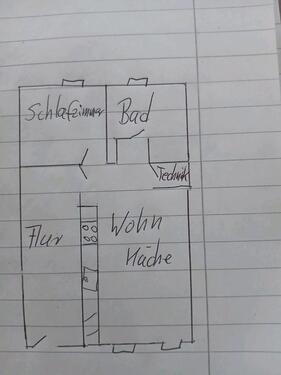 Foto - Singelwohnung - 400,00&nbsp;EUR Kaltmiete, ca.&nbsp; 50,00&nbsp;m&sup2;
