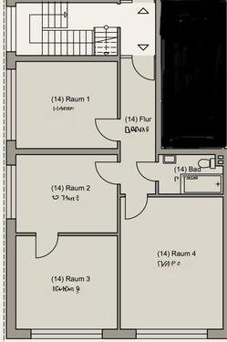 Foto - 3ZKB 1OG Kaltmiete 480 Euro - 660,00 EUR Kaltmiete, ca.  75,00 m²