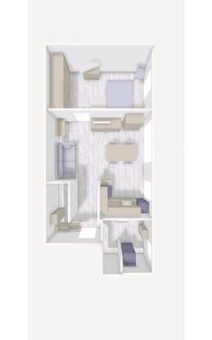 Foto - helle 2‑Zi.-DG‑Wohnung mit Balkon am TU‑Campus