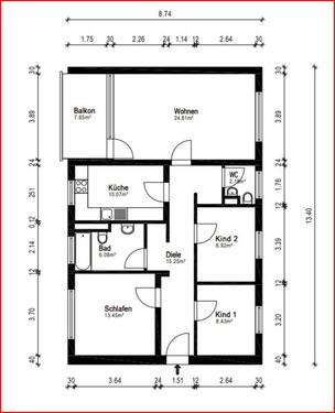 Foto - 4 Zimmer Etagenwohnung zur Miete in Köln