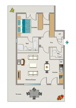 Foto - 2.5 Zimmer Etagenwohnung zur Miete in Bochum