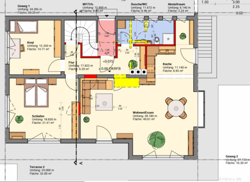 Foto - 3 Zimmer Erdgeschoßwohnung in Wertheim