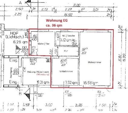 Foto - 2 Zimmer Wohnung - 330,00&nbsp;EUR Kaltmiete, ca.&nbsp; 36,00&nbsp;m&sup2;