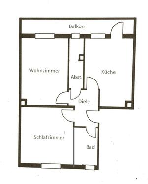 Foto - Etagenwohnung zur Miete in Duisburg