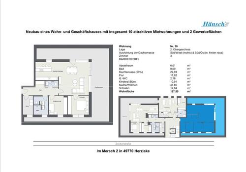 Foto - 3 Zimmer Etagenwohnung zur Miete in Herzlake