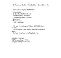 Einzimmerwohnung in Mühlhausen 29Qm - Gernsbach