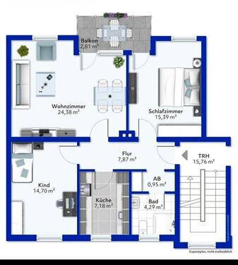 Foto - Etagenwohnung in Hameln zur Miete