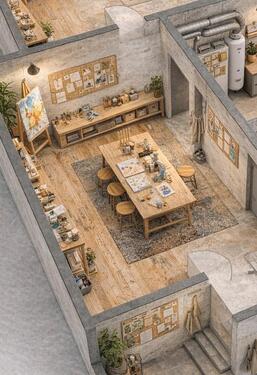 Foto - Atelier Studio oder Bandraum ca. 40 qm zu vermieten