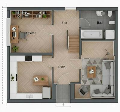 Foto - 5 Zimmer Einfamilienhaus zur Miete in Beckum