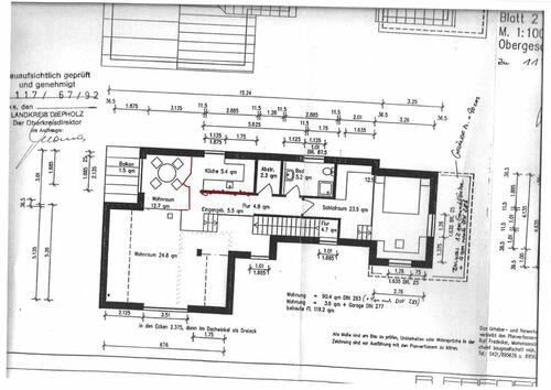 Foto - Helle Wohnung mit Garage in zentraler Lage von Leeste