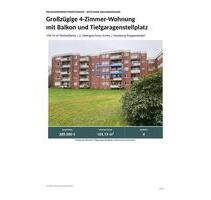 Großzügig 4-Zimmer-Wohnung mit Balkon, Kamin, Aufzug, Stellplatz - Hamburg Wandsbek